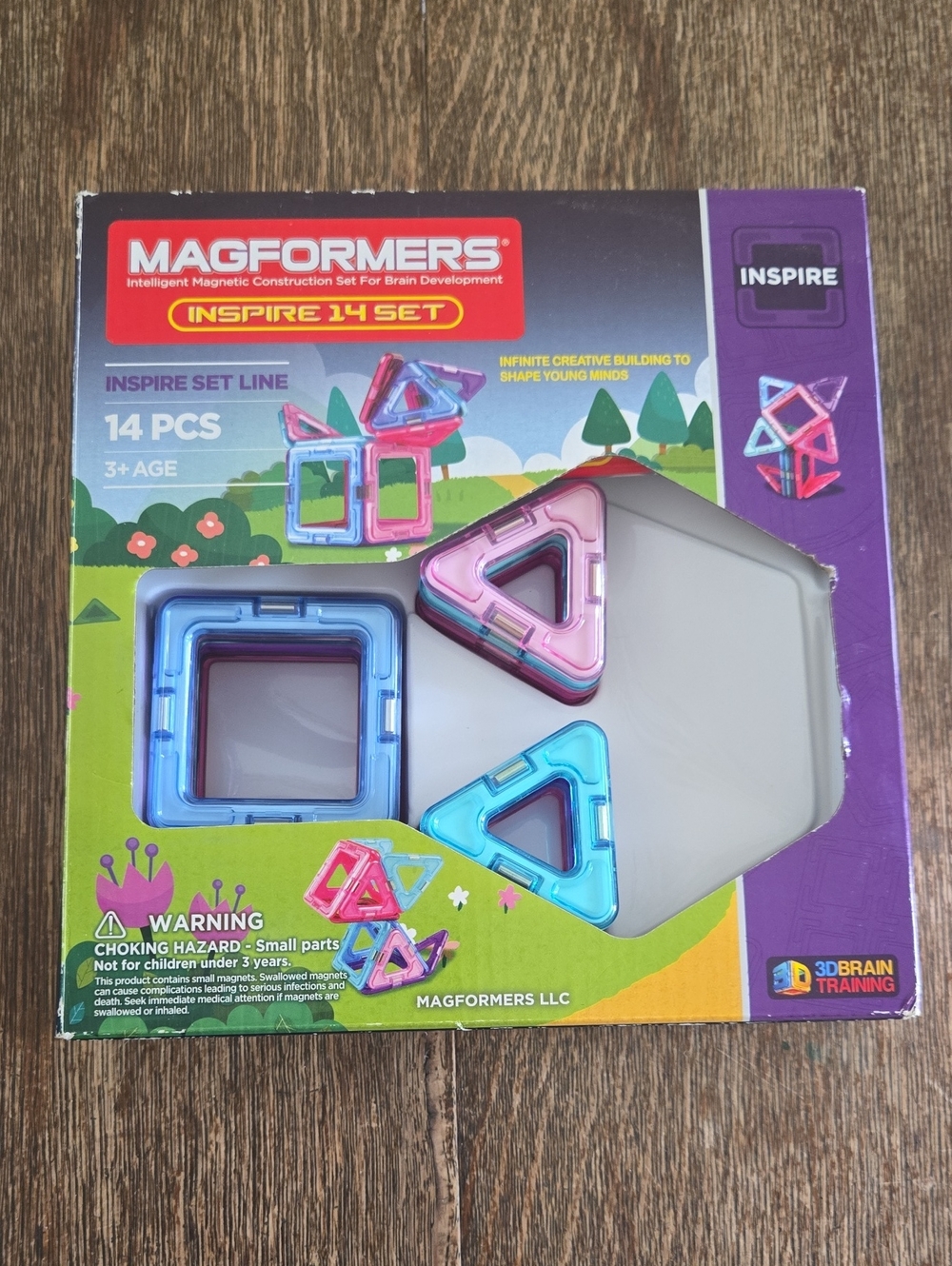 Magformers Inspire 14 Set - Magnetic Construction Set For Brain Development